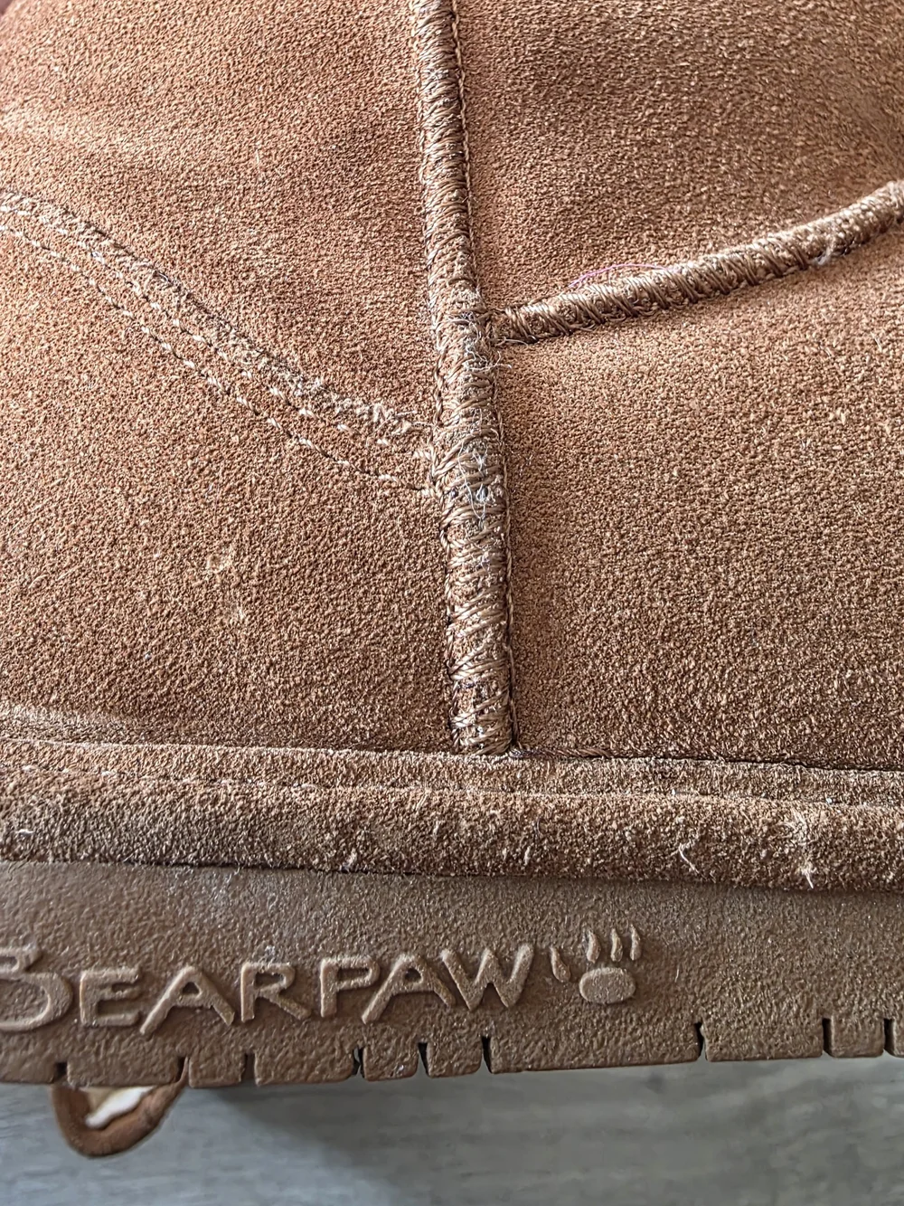 Bearpaw Kids Brown Suede Shearling Boots